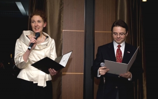 MCs: Ms. Joanna Dopierala and Mr. Piotr Suszycki-Tanaka