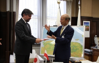 H.E. Ambassador Kozaczewski & Governor Takakazu Ishii