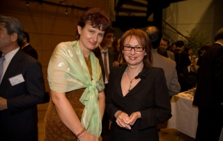 Madam Rybicka (right) and Ms. Grabarczyk, Consul's wife